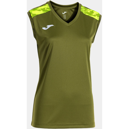 Maillot de Volley Femme Joma Championship VIII Kaki Yellow Fluor