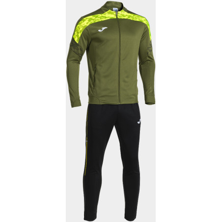 Survêtement Joma Championship VIII Kaki Black Yellow Fluor