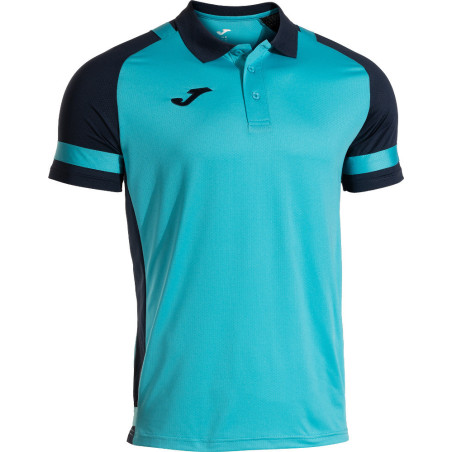 Polo Joma Lider Turquoise Fluor Dark Navy