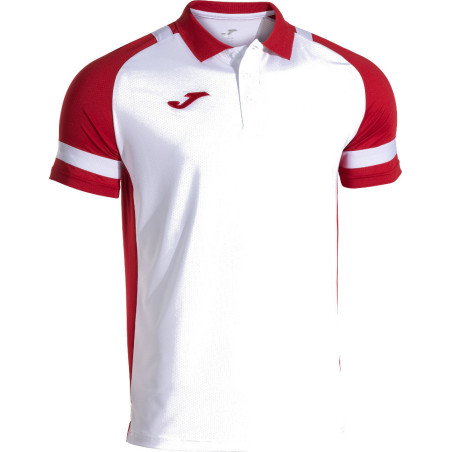 Polo Joma Lider White Red