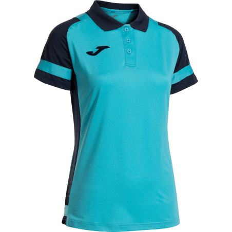 Polo Femme Joma Lider Turquoise Fluor Dark Navy