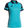 Polo Femme Joma Lider Turquoise Fluor Dark Navy