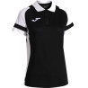Polo Femme Joma Lider Black White