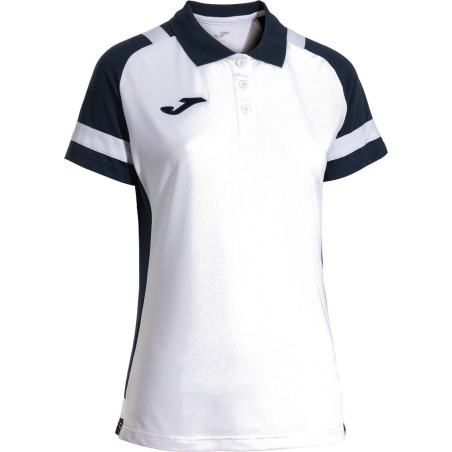 Polo Femme Joma Lider White Black