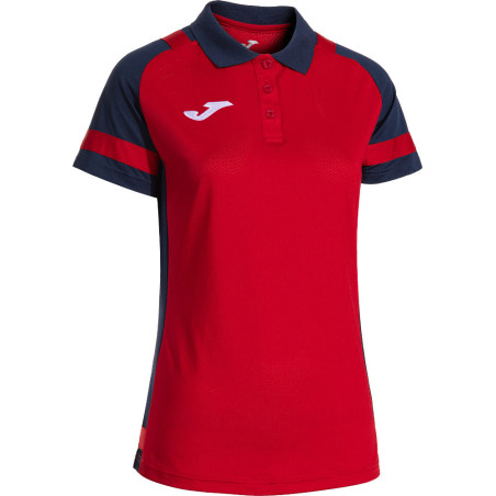 Polo Femme Joma Lider Red Dark Navy