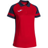 Polo Femme Joma Lider Red Dark Navy