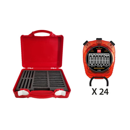 Kit 24 Chronomètres DT481 Mallette Rigide