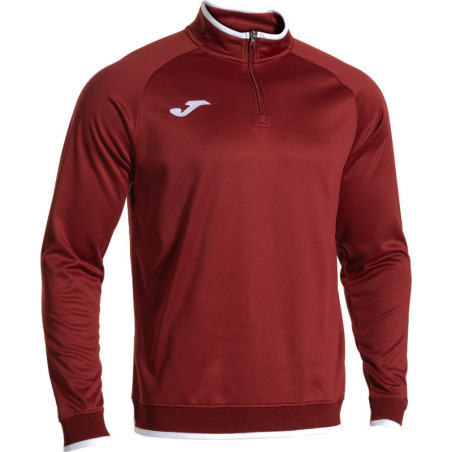 Sweat 1/2 Zip Joma Combi Premium Burgundy White