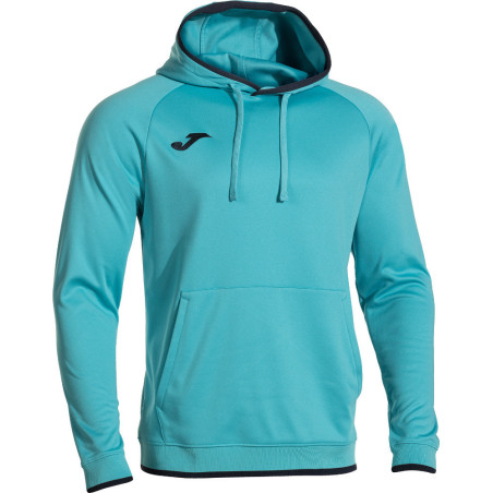 Sweat à capuche Joma Combi Premium Turquoise Fluor Dark Navy