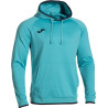 Sweat à capuche Joma Combi Premium Turquoise Fluor Dark Navy