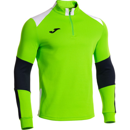 Sweat 1/2 Zip Joma Danubio IV Fluor Green White Dark Navy