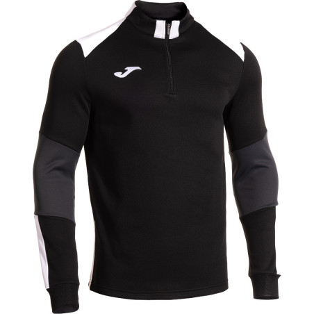 Sweat 1/2 Zip Joma Danubio IV Black White Anthracite