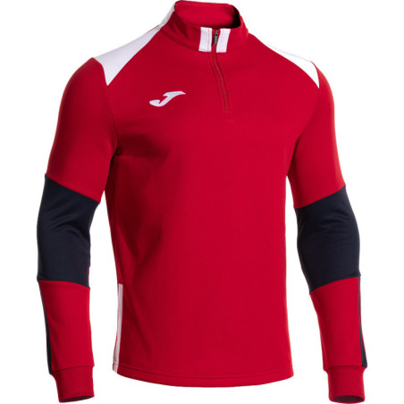 Sweat 1/2 Zip Joma Danubio IV Red White Dark Navy