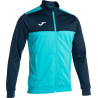 Veste de survêtement Joma Winner Turquoise Fluor Dark Navy