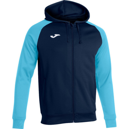Veste à capuche Joma Academy IV Dark Navy Turquoise Fluor