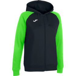 Veste à capuche Femme Joma Academy IV Black Green Fluor
