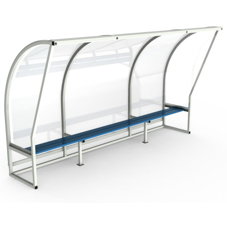 Abri De Touche 2 m Avec Protections Alvéolées Et PE | CLUB-SHOP.fr