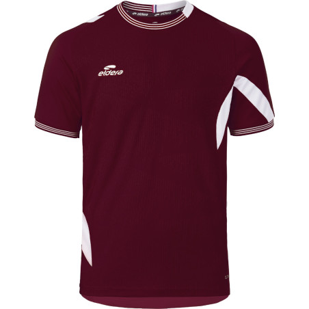 Maillot Eldera Helice Grenat Blanc