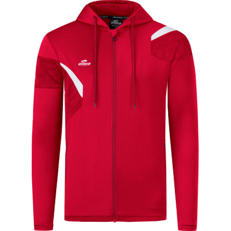 Veste à capuche Eldera E-Cone Rouge Blanc