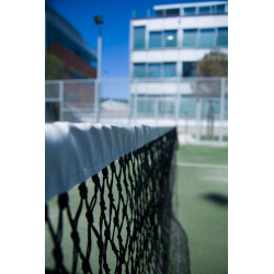 Filet Tennis Maille Double 2 mm Polyéthylène Noir | CLUB-SHOP.fr
