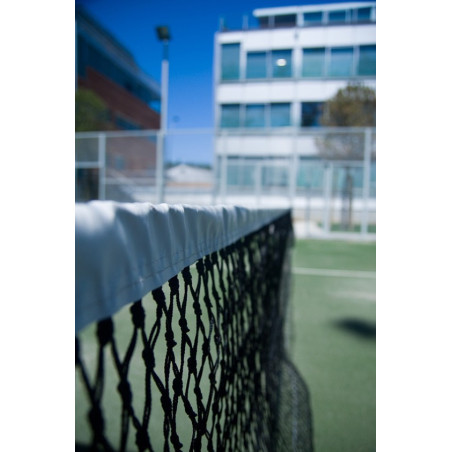 Filet Tennis Maille Double 2 mm Polyéthylène Noir | CLUB-SHOP.fr