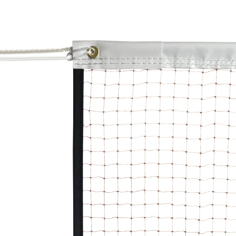 vidaXL Filet de badminton jaune et noir 600x155 cm tissu PE