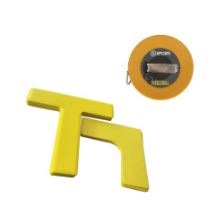 Set Marquage Terrain Pickleball Antidérapant Jaune