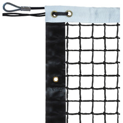 Filet Tennis PE Tressé 3 mm Simple Maille 45 Noir 2