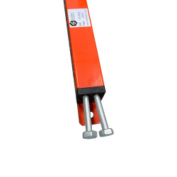 Starting Block Scolaire – Acier – 12 Positions – Plastifié Rouge 2