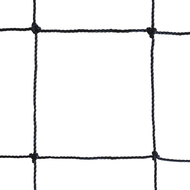 Filet Volley Entraînement 9,50 x 1 m PE Câblé 2 mm + Câble Acier