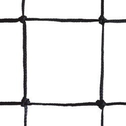 Filet Volley Entraînement 9,50 x 1 m PE Tressé 3 mm + Câble Acier 2