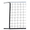 Filet Volley Compétition 9,50 x 1 m PE Tressé 3 mm + Câble Acier
