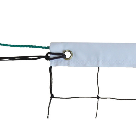 Filet Volley Scolaire 9 x 0,80 m PE Câblé 2 mm Maille 100