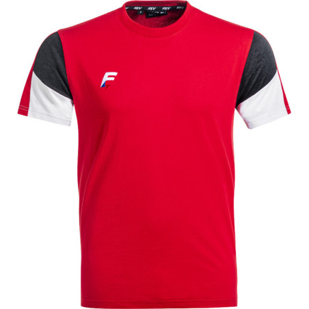 Tee shirt Force XV Chistera rouge/noir