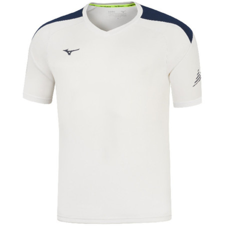 Maillot MIZUNO RB Tee white/navy
