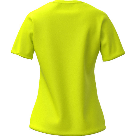 Maillot MIZUNO Training Tee Femme yellow fluo dos