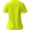Maillot MIZUNO Training Tee Femme yellow fluo dos