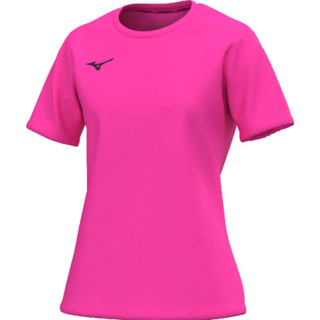 Maillot MIZUNO Training Tee Femme pink fluo