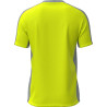 Maillot MIZUNO Trn Tee yellow fluo/grey dos