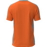 Maillot MIZUNO Trn Tee orange fluo/grey dos