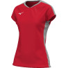 Maillot MIZUNO Trn Tee Femme red/grey