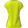 Maillot MIZUNO Trn Tee Femme yellow fluo/grey dos