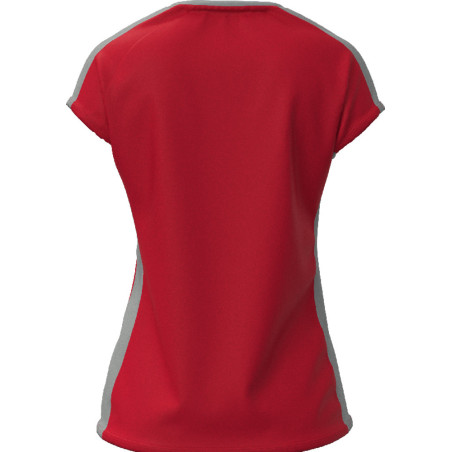 Maillot MIZUNO Trn Tee Femme red/grey dos