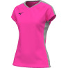 Maillot MIZUNO Trn Tee Femme pink fluo/grey