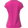 Maillot MIZUNO Trn Tee Femme pink fluo/grey dos
