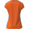 Maillot MIZUNO Trn Tee Femme orange fluo/grey dos