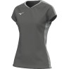 Maillot MIZUNO Trn Tee Femme gun metal/grey