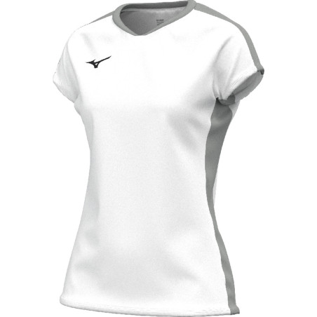 Maillot MIZUNO Trn Tee Femme white/grey