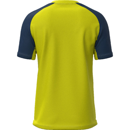 Maillot MIZUNO Meisaigara yellow fluo/navy dos