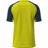 Maillot MIZUNO Meisaigara yellow fluo/navy dos